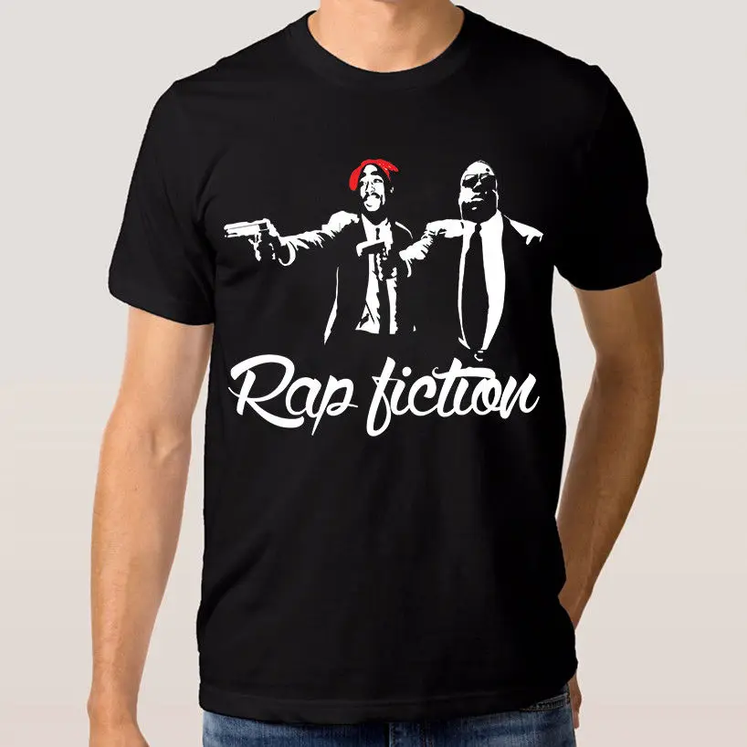 2pac Shakur And Biggie Rap Fiction T-Shirt New Cotton Tee XS-3XL 2019 Newest Men'S Funny Fashion Classic Band Tee Shirts
2pac Shakur And Biggie Rap Fiction T-Shirt New Cotton Tee XS-3XL 2019 Newest Men'S Funny Fashion Classic Band Tee Shirts