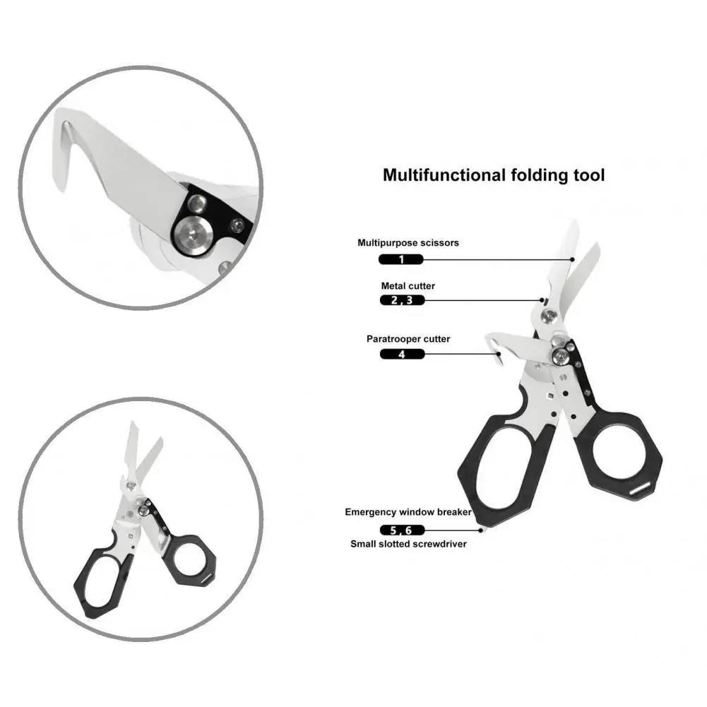 Bottle Opener Glass Breaker Paratrooper Cutter Safe Multifunction Scissors for Outdoor
Bottle Opener Glass Breaker Paratrooper Cutter Safe Multifunction Scissors for Outdoor