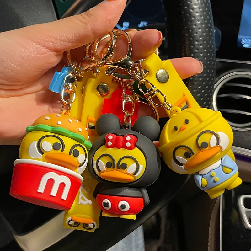 Creative Personality Hamburg Keychain Lovely Fries Duck Lady Cartoon Doll Fashion Trend Couple Bag Pendant Small Gifts Keyring
Creative Personality Hamburg Keychain Lovely Fries Duck Lady Cartoon Doll Fashion Trend Couple Bag Pendant Small Gifts Keyring