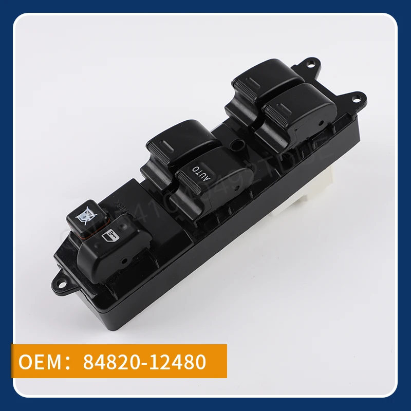 Подходит для Toyota Corolla 04-16 лет модель Левый переключатель переднего подъемника 84820-12480 автозапчасти 
Подходит для Toyota Corolla 04-16 лет модель Левый переключатель переднего подъемника 84820-12480 автозапчасти