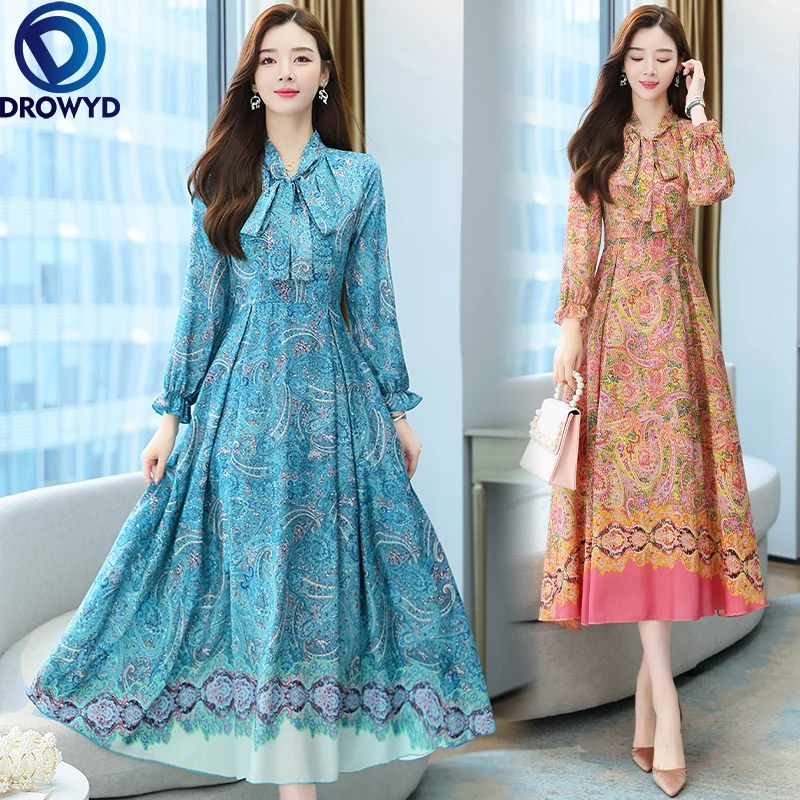 Autumn Winter Vintage Floral Midi Dress Casual Chiffon Boho Beach Maxi Dress 2021 Women Party Long Sleeve Bodycon Blue Vestidos
Autumn Winter Vintage Floral Midi Dress Casual Chiffon Boho Beach Maxi Dress 2021 Women Party Long Sleeve Bodycon Blue Vestidos