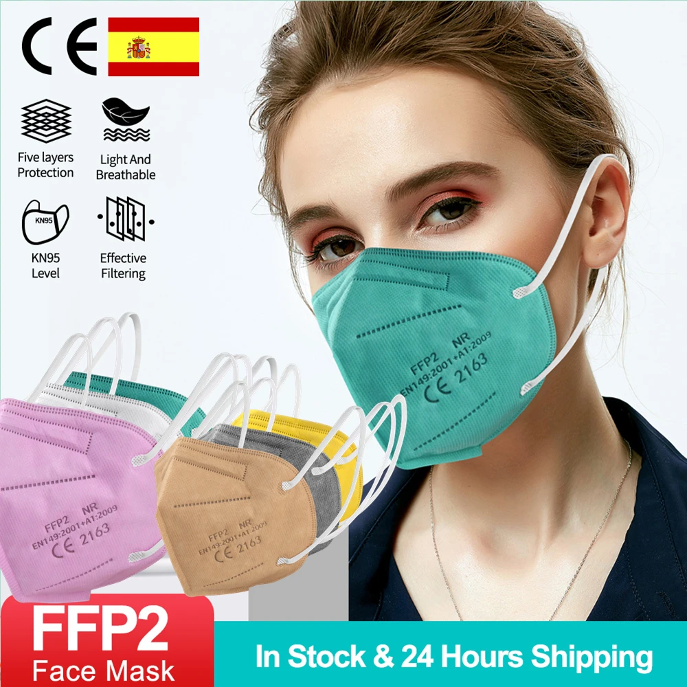 10-100PCS FFP2 Mask KN95 Face Masks Reusable Adult 5 Layers Protective Mask ffp2mascarillas homologadas ffp3mask ffp2mask ce
10-100PCS FFP2 Mask KN95 Face Masks Reusable Adult 5 Layers Protective Mask ffp2mascarillas homologadas ffp3mask ffp2mask ce