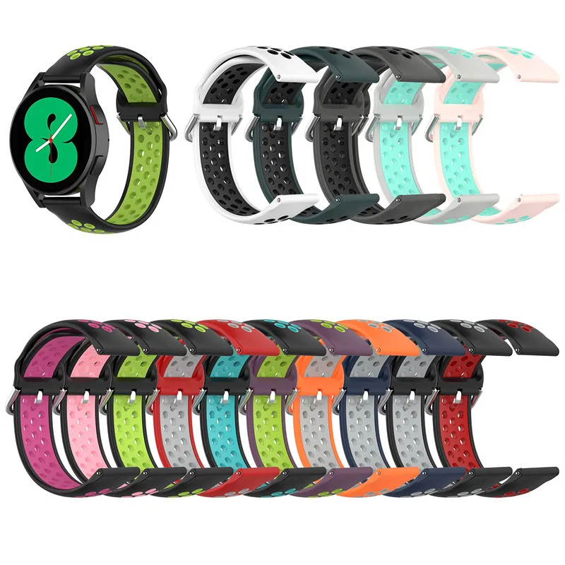 Soft Silicone watchband 20mm Straps for Samsung Galaxy watch 4 44mm 40mm/watch 4 classic 46mm 42mm/S2 Active 2 Sport Wristband
Soft Silicone watchband 20mm Straps for Samsung Galaxy watch 4 44mm 40mm/watch 4 classic 46mm 42mm/S2 Active 2 Sport Wristband