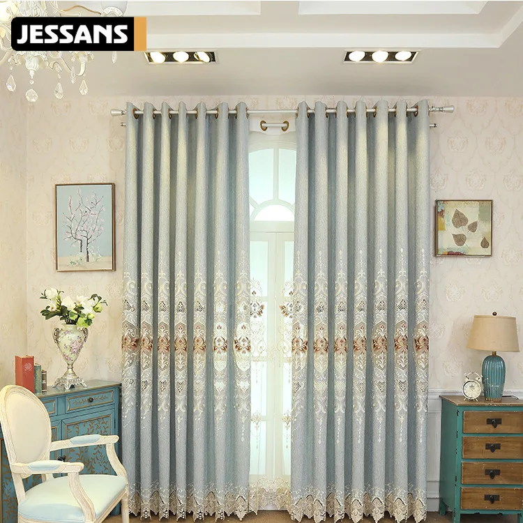 New European Style Luxury High-end Atmospheric Embroidered Curtains for Living Room and Bedroom Balcony Blackout Curtains
New European Style Luxury High-end Atmospheric Embroidered Curtains for Living Room and Bedroom Balcony Blackout Curtains