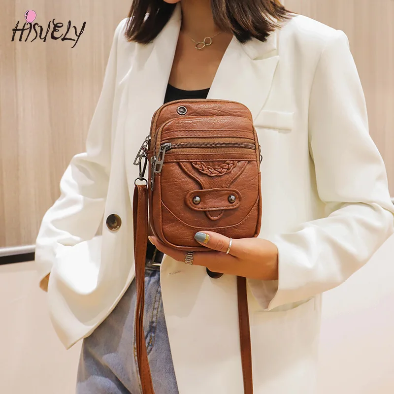 Retro soft leather female bag mini mobile phone bag shoulder messenger bag casual multi-layer satchel wallet
Retro soft leather female bag mini mobile phone bag shoulder messenger bag casual multi-layer satchel wallet