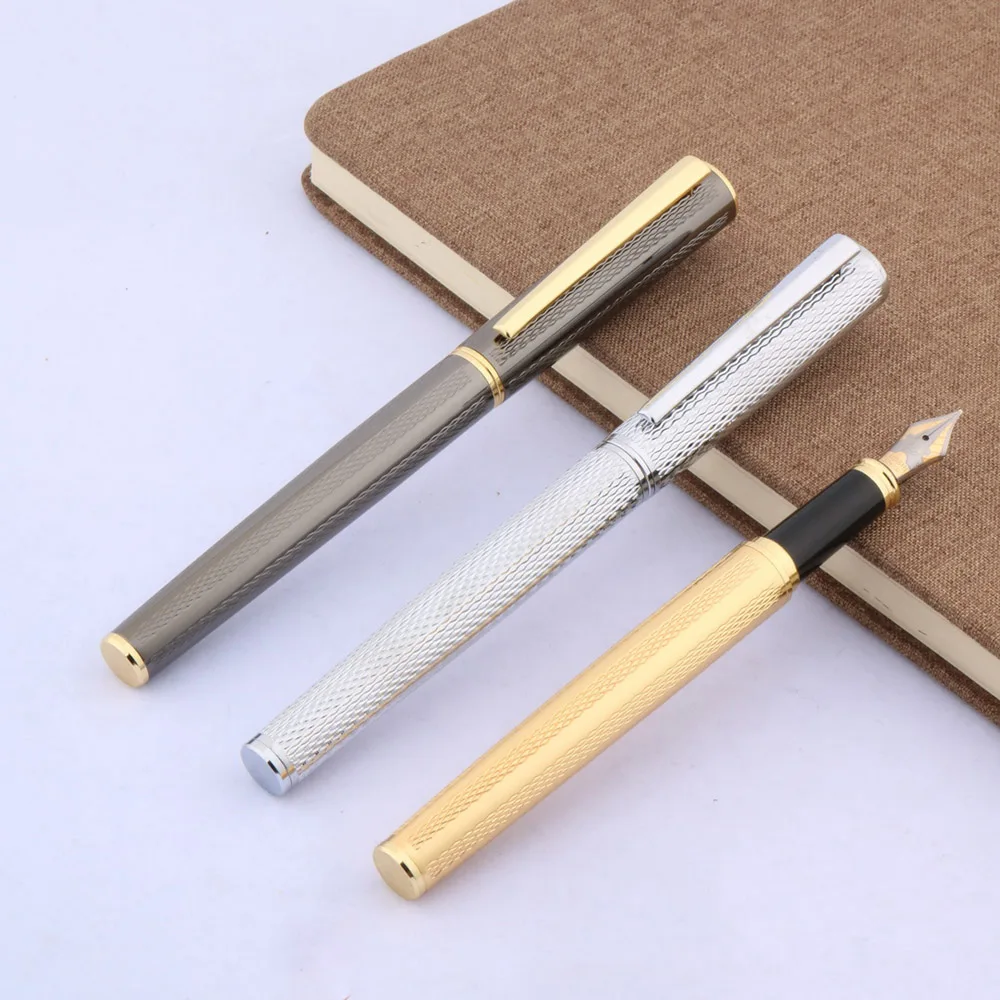 1pc Textured waves METAL Fountain Pen OFFICE Fashion Golden M School Student Office Gifts Stationery
1pc Textured waves METAL Fountain Pen OFFICE Fashion Golden M School Student Office Gifts Stationery