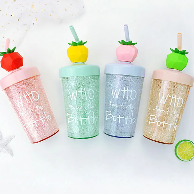 Colorful fruit ice cup, cute portable cold water cup for male and female students
Colorful fruit ice cup, cute portable cold water cup for male and female students