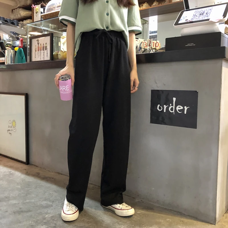Women Pants Trousers Solid Simple All-match Harajuku Korean Chic Fashion HOT Leisure Straight Soft Comfortable High Waist Womens
Women Pants Trousers Solid Simple All-match Harajuku Korean Chic Fashion HOT Leisure Straight Soft Comfortable High Waist Womens