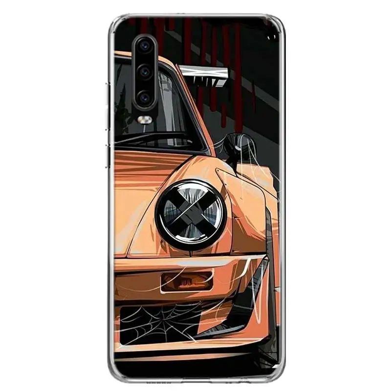Классный спортивный автомобиль комикс чехол для телефона Huawei P40 P30 P20 P10 Mate 30 20 10 P
