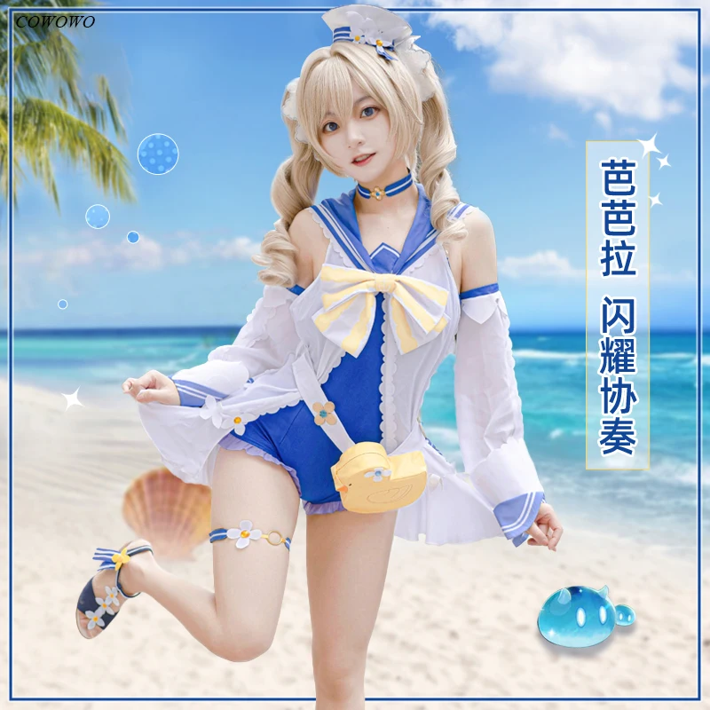 Anime!Genshin Impact Barbara Swimsuit Shining Concerto Game Suit Lovely Uniform Cosplay Costume Halloween Party Outfit Women NEW
Anime!Genshin Impact Barbara Swimsuit Shining Concerto Game Suit Lovely Uniform Cosplay Costume Halloween Party Outfit Women NEW