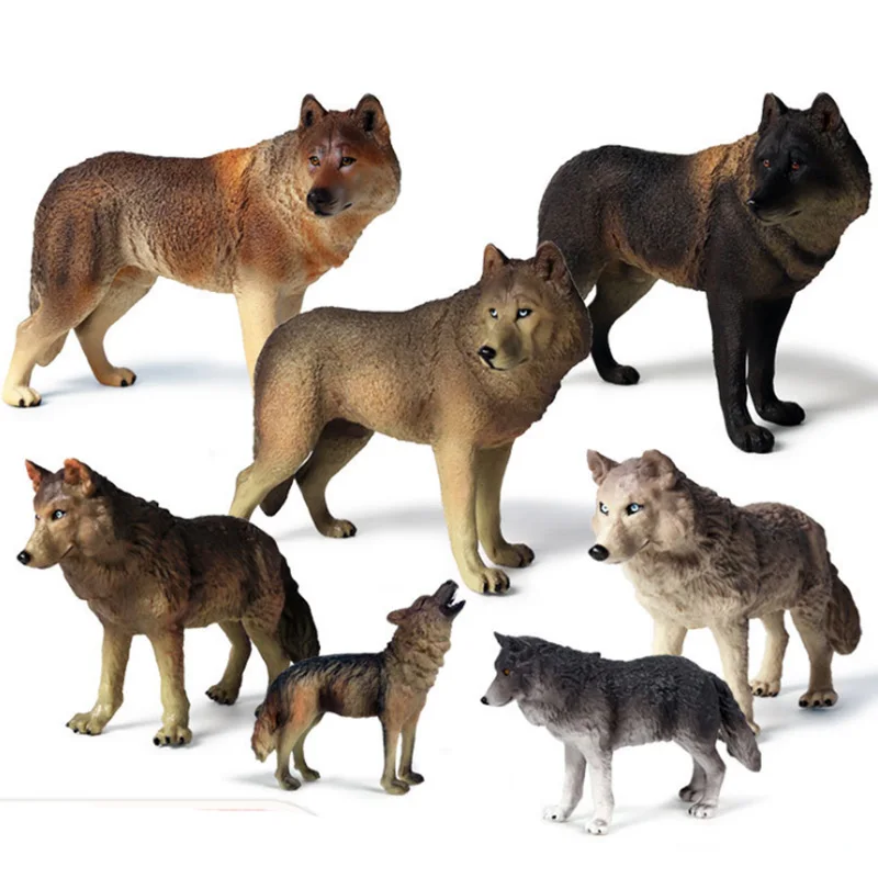 Simulation Wolf Action Figures PVC Figure Collectible Toys Wild Animal Figure Figurines Kids Cognitive Toys
Simulation Wolf Action Figures PVC Figure Collectible Toys Wild Animal Figure Figurines Kids Cognitive Toys