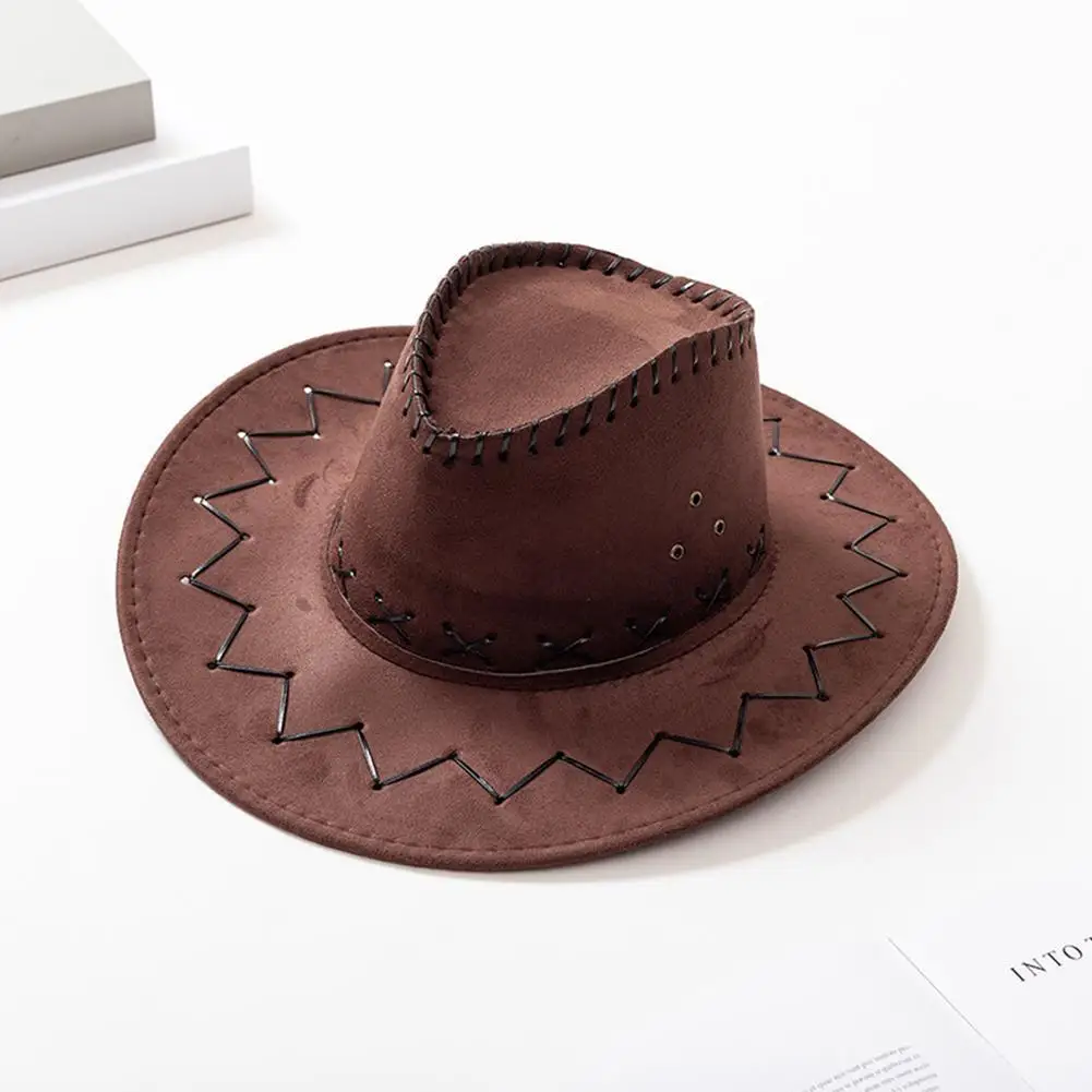 Unisex Cowboy Hats Western Cowboy Caps Casual Wide Brim Suede Leather Hat Travel Western Cap For Men Women Chapeau Homme
Unisex Cowboy Hats Western Cowboy Caps Casual Wide Brim Suede Leather Hat Travel Western Cap For Men Women Chapeau Homme