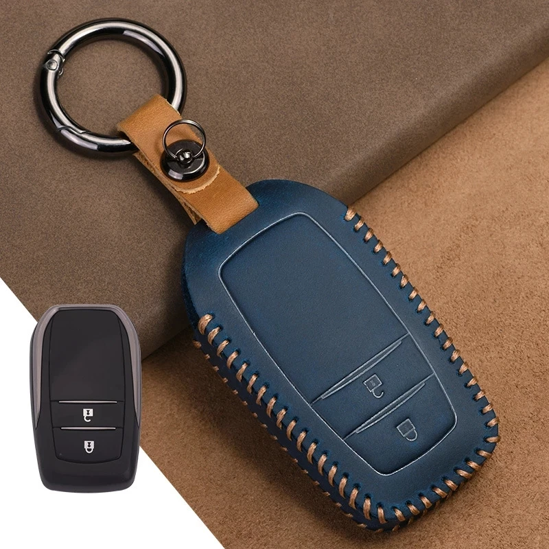 Leather Car Key Cover Case for Toyota C-hr Land Cruiser 200 Avensis Auris Corolla 2017 2018 2019 Key Protect Shell 
Leather Car Key Cover Case for Toyota C-hr Land Cruiser 200 Avensis Auris Corolla 2017 2018 2019 Key Protect Shell
