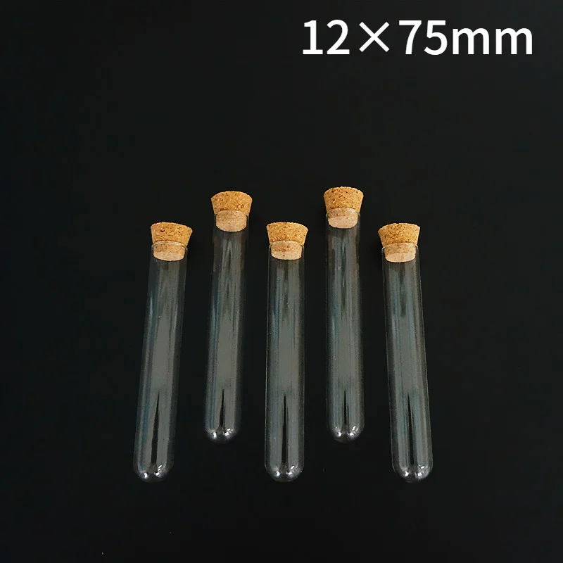 24pcs/lot 12x75mm Clear Glass Round Bottom Test Tubes With Cork Stopper Tubes Containers Sorting Tubes For Experiment
24pcs/lot 12x75mm Clear Glass Round Bottom Test Tubes With Cork Stopper Tubes Containers Sorting Tubes For Experiment