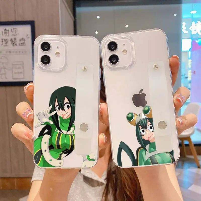 My hero academia Tsuyu Asui Phone Case Transparent For iPhone 7 8 11 12 se 2020 mini pro X XS XR MAX Plus
My hero academia Tsuyu Asui Phone Case Transparent For iPhone 7 8 11 12 se 2020 mini pro X XS XR MAX Plus