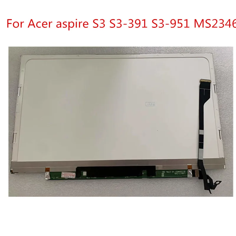 13.3" LCD Screen For Acer s3 s3-371 S3-391 s3-951 MS2346 HD 1366x768 LED Display Panel With Cable
13.3" LCD Screen For Acer s3 s3-371 S3-391 s3-951 MS2346 HD 1366x768 LED Display Panel With Cable