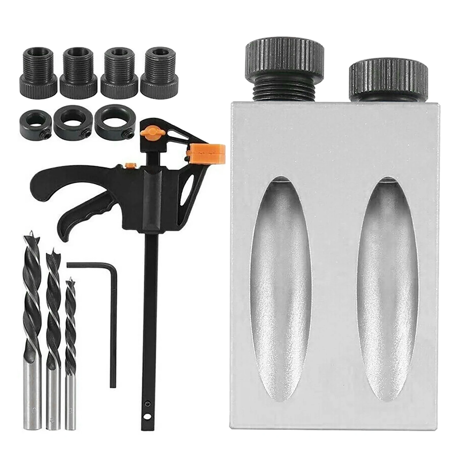 15pcs Carpentry Oblique Drill Professional With Clamp Woodworking Pocket Hole Jig Kit Durable Power Tools DIY Home Angle Locator
15pcs Carpentry Oblique Drill Professional With Clamp Woodworking Pocket Hole Jig Kit Durable Power Tools DIY Home Angle Locator