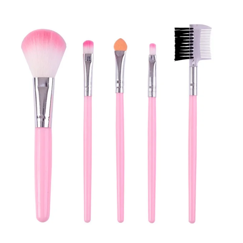 

Hot 5pcs Makeup Brushes Set Eyeshadow Eyeliner Eyebrow Foundation Lip Highlight Make up Brush Gift for women Cosmetic Tool
