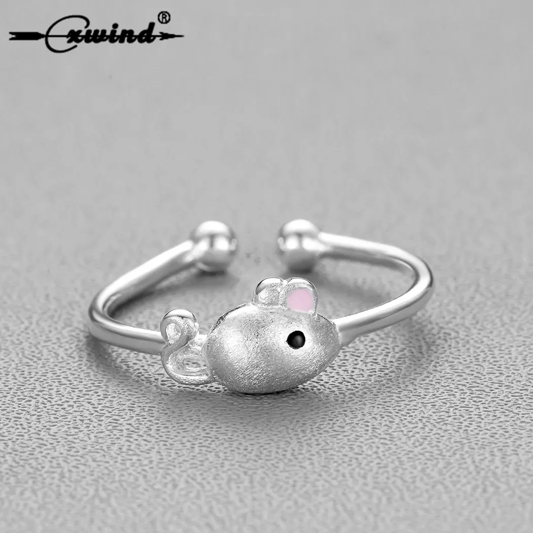 Cxwind классическое кольцо с изображением крысы мужские Midi Anillos открытые кольца Anel