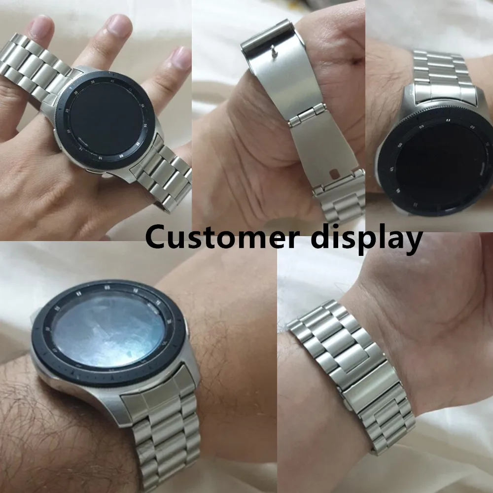 Ремешок из нержавеющей стали для Samsung Galaxy S3 Watch 42 мм 46 | Наручные часы