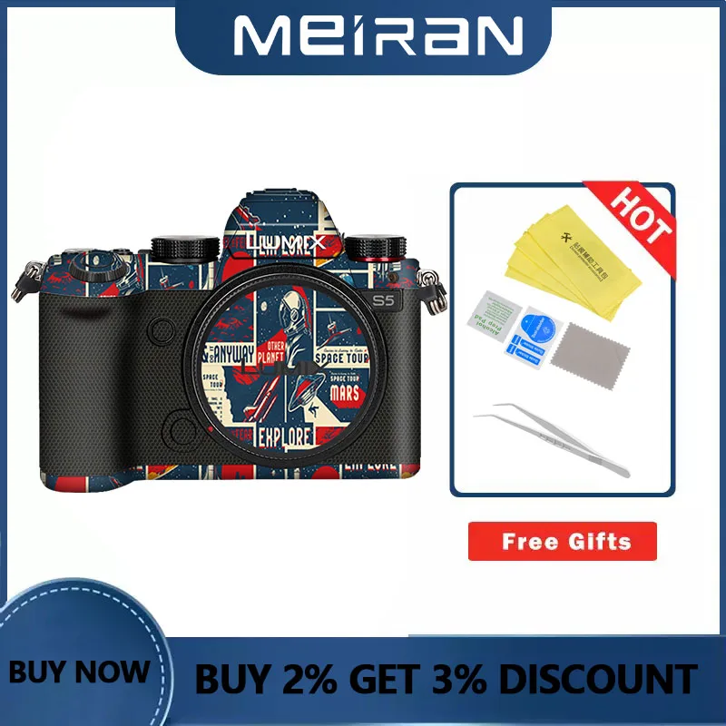 Suitable for Panasonic S5 camera protective film body skin cartoon carbon fiber all-inclusive sticker protective film
Suitable for Panasonic S5 camera protective film body skin cartoon carbon fiber all-inclusive sticker protective film