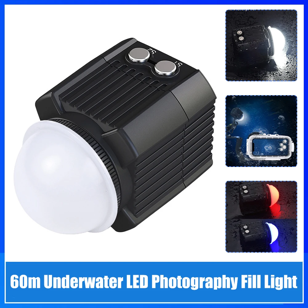 Puluz PU563B 60m подводная светодиодная фотография заполсветильник 7,4 V/1100mAh подводный свет для экшн-камер GoPro
Puluz PU563B 60m подводная светодиодная фотография заполсветильник 7,4 V/1100mAh подводный свет для экшн-камер GoPro