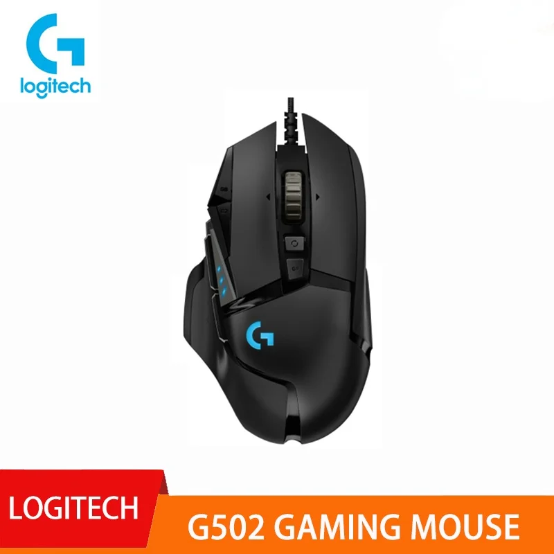 

Оригинальная игровая мышь Logitech G502 HERO, 16 000 DPI, высокопроизводительная игровая мышь HERO, программируемая настраиваемая, LIGHTSYNC RGB