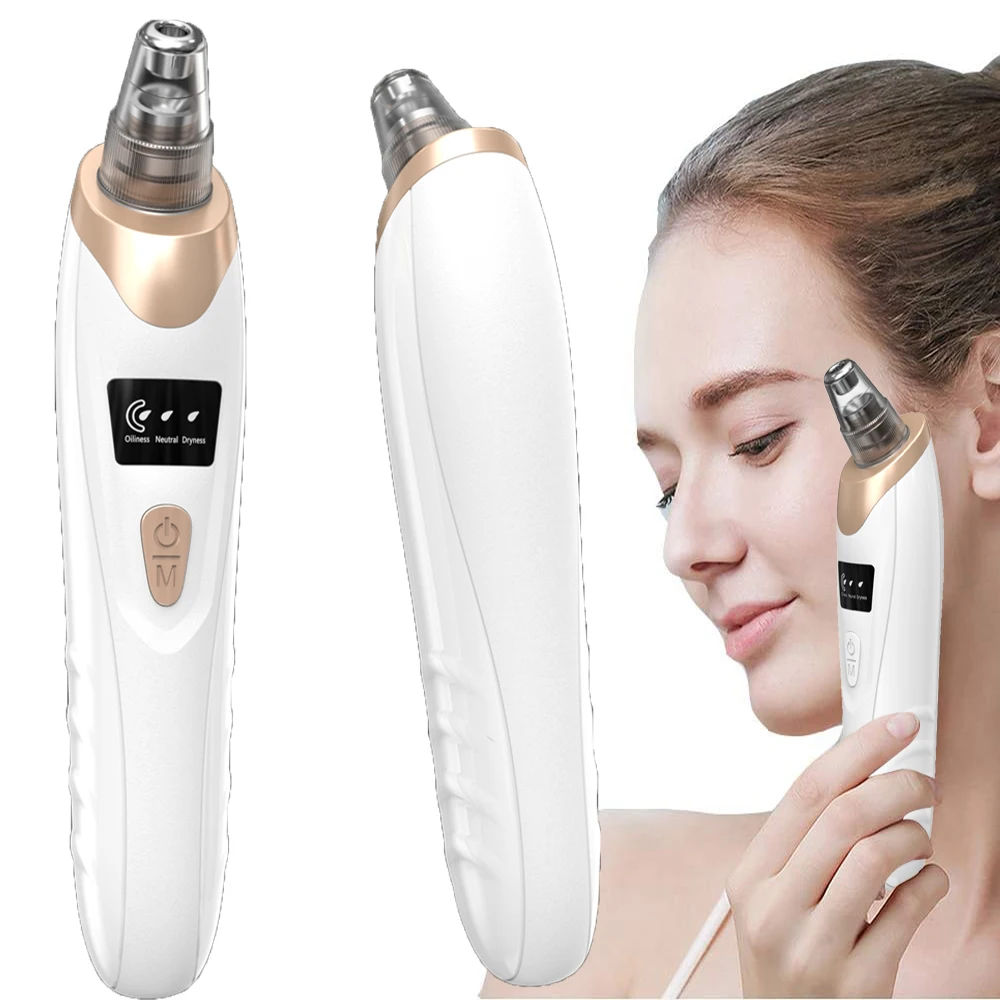 Blackhead Remover Face Deep Nose Cleaner T Zone Pore Acne Pimple Removal Vacuum Suction Facial Black head Beauty Clean Skin Too
Blackhead Remover Face Deep Nose Cleaner T Zone Pore Acne Pimple Removal Vacuum Suction Facial Black head Beauty Clean Skin Too