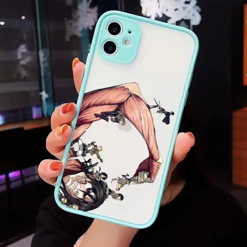 Attack on titan Phone Cases Matte transparent For blue iPhone 12 Mini 11 Pro XR XS Max 7 8 Plus X Back Cover 
Attack on titan Phone Cases Matte transparent For blue iPhone 12 Mini 11 Pro XR XS Max 7 8 Plus X Back Cover