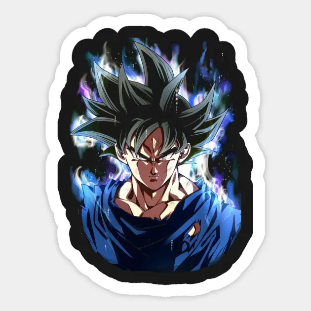 1 шт. Goku Ultra Instinct God наклейки для блокнота тележка чехол рюкзак стол ПВХ автомобиль