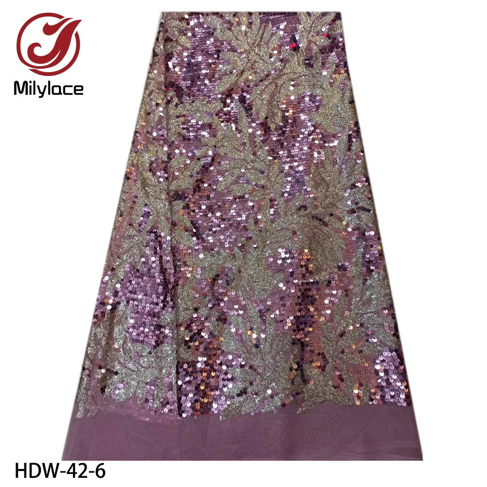 2019 High Quality African Tulle Lace French Net Lace Fabric with Sequins for Party Dress HDW-42
2019 High Quality African Tulle Lace French Net Lace Fabric with Sequins for Party Dress HDW-42