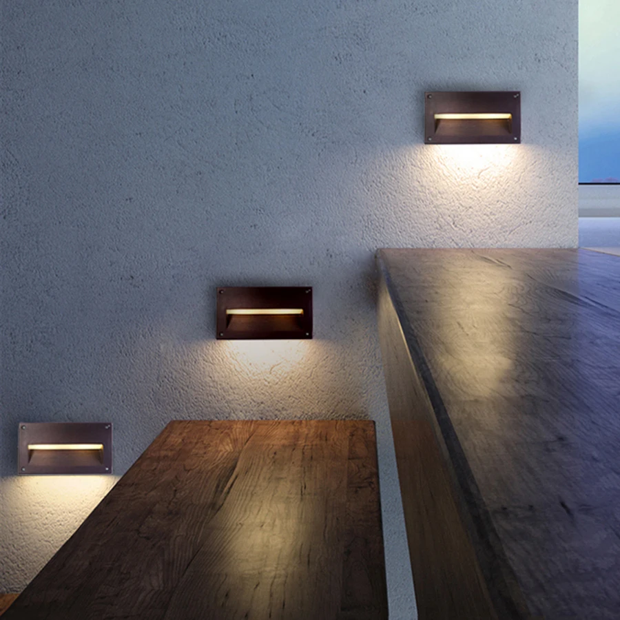 3W 5W LED Step Light Indoor&Outdoor Recessed Stair Light Aluminum Waterproof Staircase Light For Garden Patio Pathway Corner
3W 5W LED Step Light Indoor&Outdoor Recessed Stair Light Aluminum Waterproof Staircase Light For Garden Patio Pathway Corner