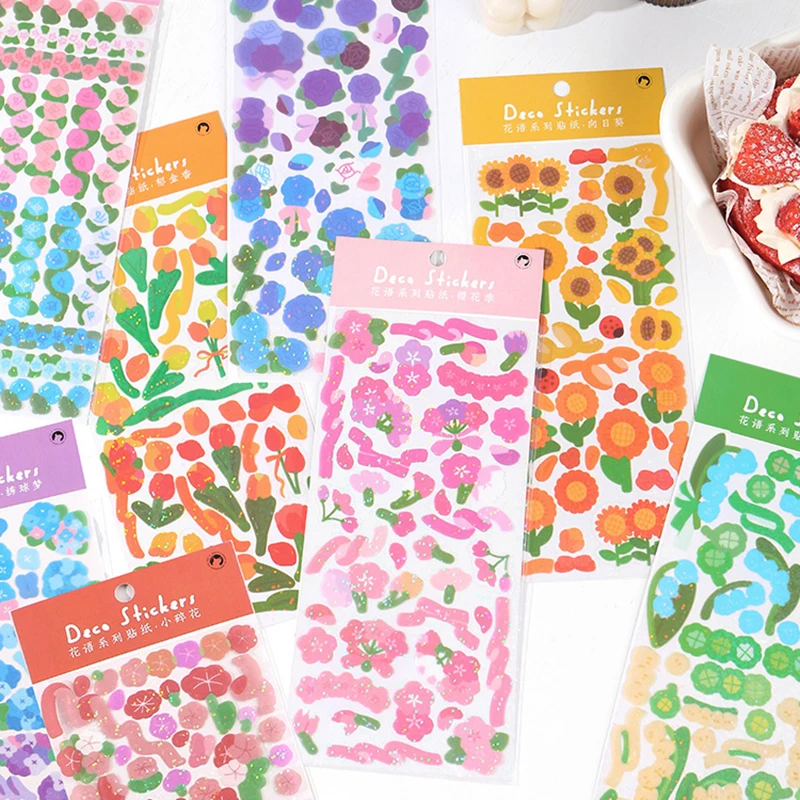Colorful Ribbon Laser Flower Decorative PET Stickers Kawaii Sequins Scrapbooking Stick Label Diy Diary Album Stationery Sticker
Colorful Ribbon Laser Flower Decorative PET Stickers Kawaii Sequins Scrapbooking Stick Label Diy Diary Album Stationery Sticker