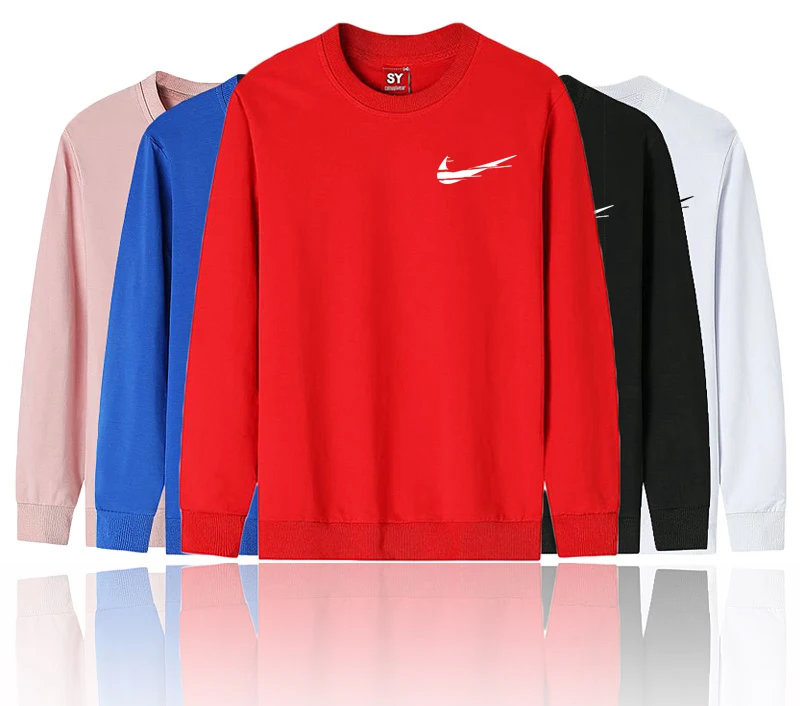Trendy men's solid color round neck IКNIKEС sweater spring and autumn pure cotton knitted pullover jacket bottoming shirt
Trendy men's solid color round neck IКNIKEС sweater spring and autumn pure cotton knitted pullover jacket bottoming shirt