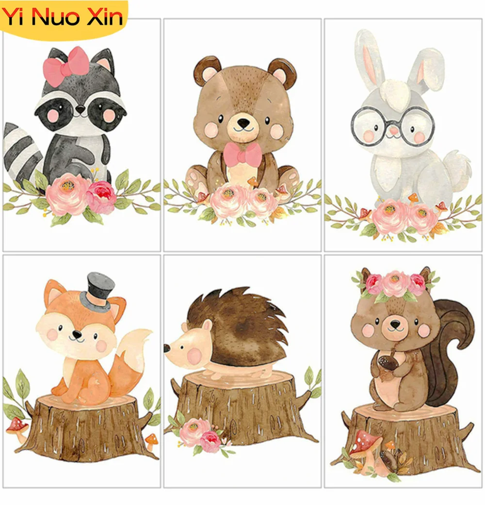 YNX 5D DIY Cartoon Animal Fox Squirrel Home Decor New Year Gift Diamond Painting Full Mosaic Rhinestone Diamond Embroidery Board
YNX 5D DIY Cartoon Animal Fox Squirrel Home Decor New Year Gift Diamond Painting Full Mosaic Rhinestone Diamond Embroidery Board