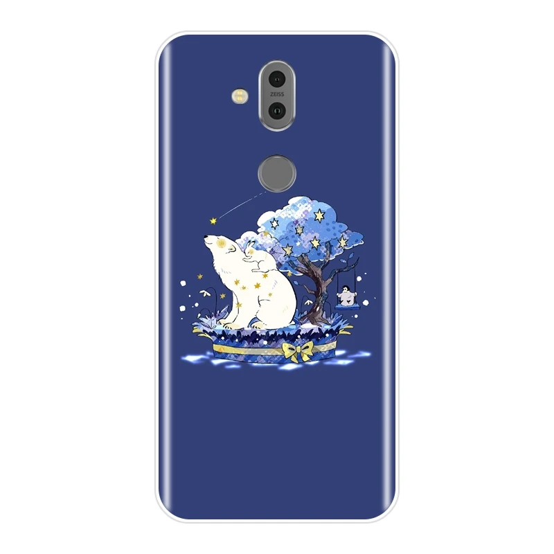 Чехол для телефона Polar Bear Cute Penguin Rabbit Nokia 2 1 3 5 6 7 Plus мягкий силиконовый чехол из ТПУ 4