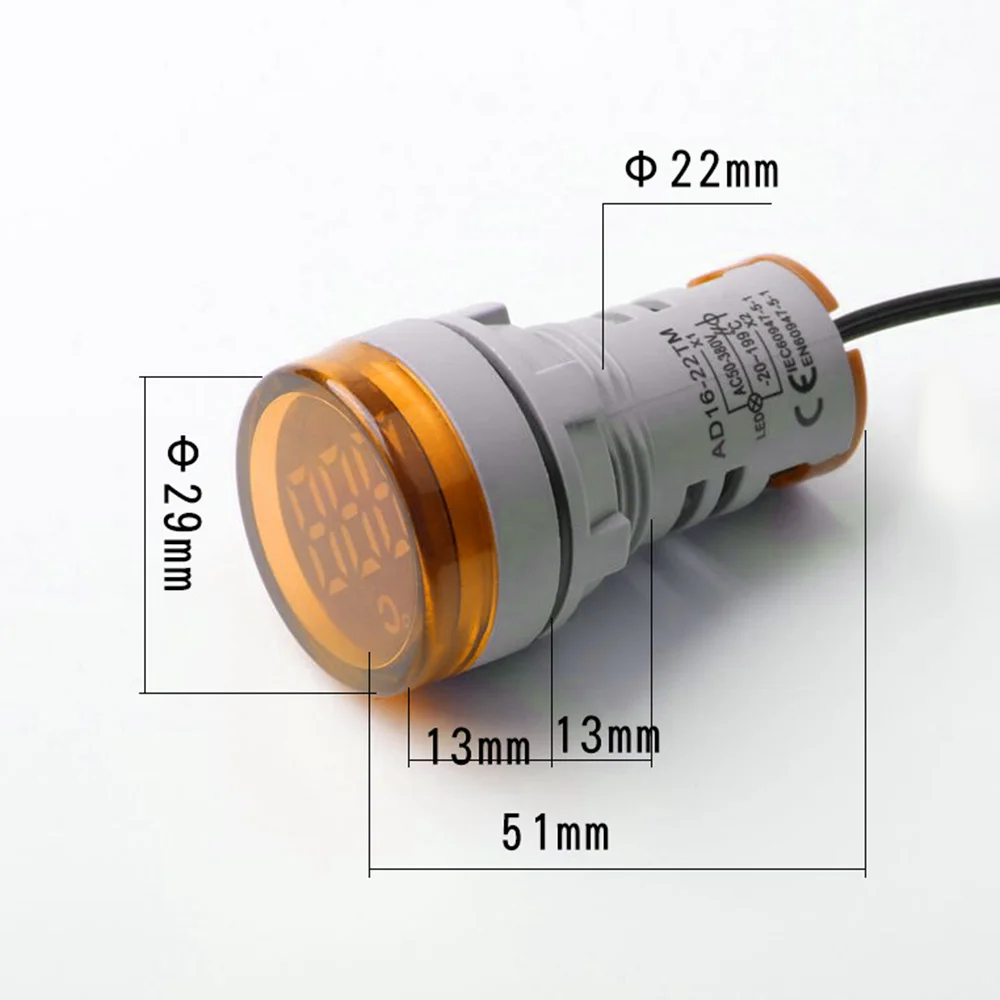 1 Set 22mm High Performance Signal Indicator Type Circular Digital Display Ammeter AD101-22AM High Accuracy And Stable Working
1 Set 22mm High Performance Signal Indicator Type Circular Digital Display Ammeter AD101-22AM High Accuracy And Stable Working