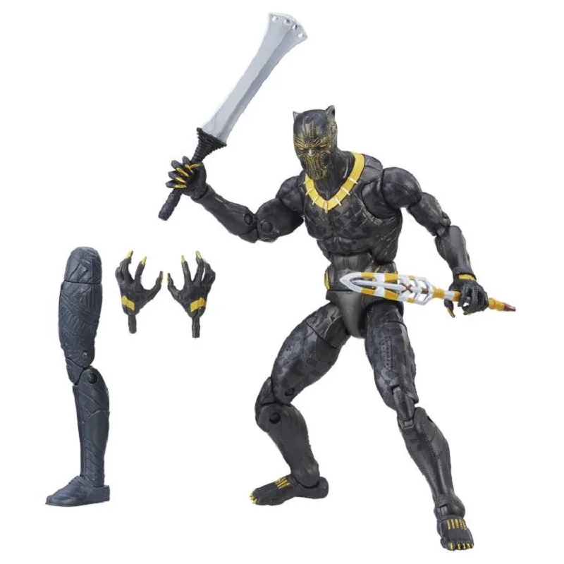 6inch Hasbro Marvel Legends Avengers Superhero Black Panther Anime Action & Toy figures Model Toys For Children
6inch Hasbro Marvel Legends Avengers Superhero Black Panther Anime Action & Toy figures Model Toys For Children