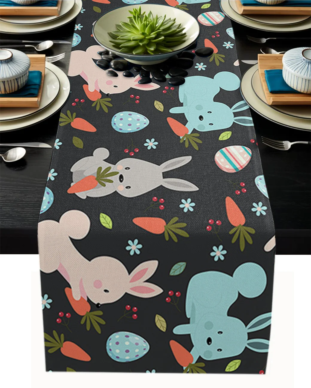 Easter Bunny And Colorful Eggs Flowers Table Runner Home Kitchen Table Decoration Tablecloth and Placemats Wedding Table Runner
Easter Bunny And Colorful Eggs Flowers Table Runner Home Kitchen Table Decoration Tablecloth and Placemats Wedding Table Runner