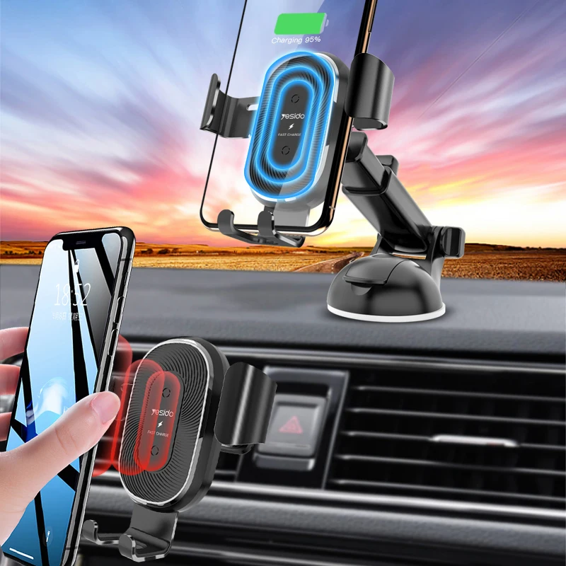 Wireless car charger mobile phone support frame car smart phone wireless charger 10W fast charging
Wireless car charger mobile phone support frame car smart phone wireless charger 10W fast charging
