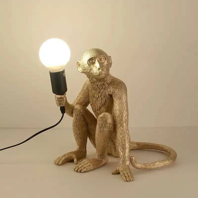 Подвесной светильник в стиле ретро лампа форме обезьяны светодиодные лампы E27