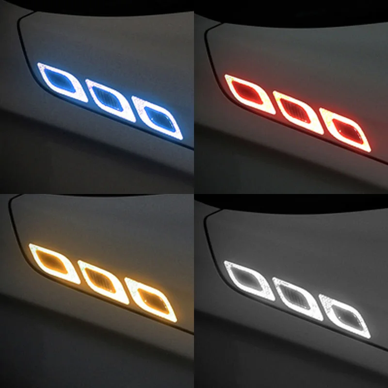 Stickers for car 6Pcs/Set Car Reflective Strips Carbon fiber Car Sticker Truck Auto Motor Anti-Scratch Safety Warning Sticker
Stickers for car 6Pcs/Set Car Reflective Strips Carbon fiber Car Sticker Truck Auto Motor Anti-Scratch Safety Warning Sticker