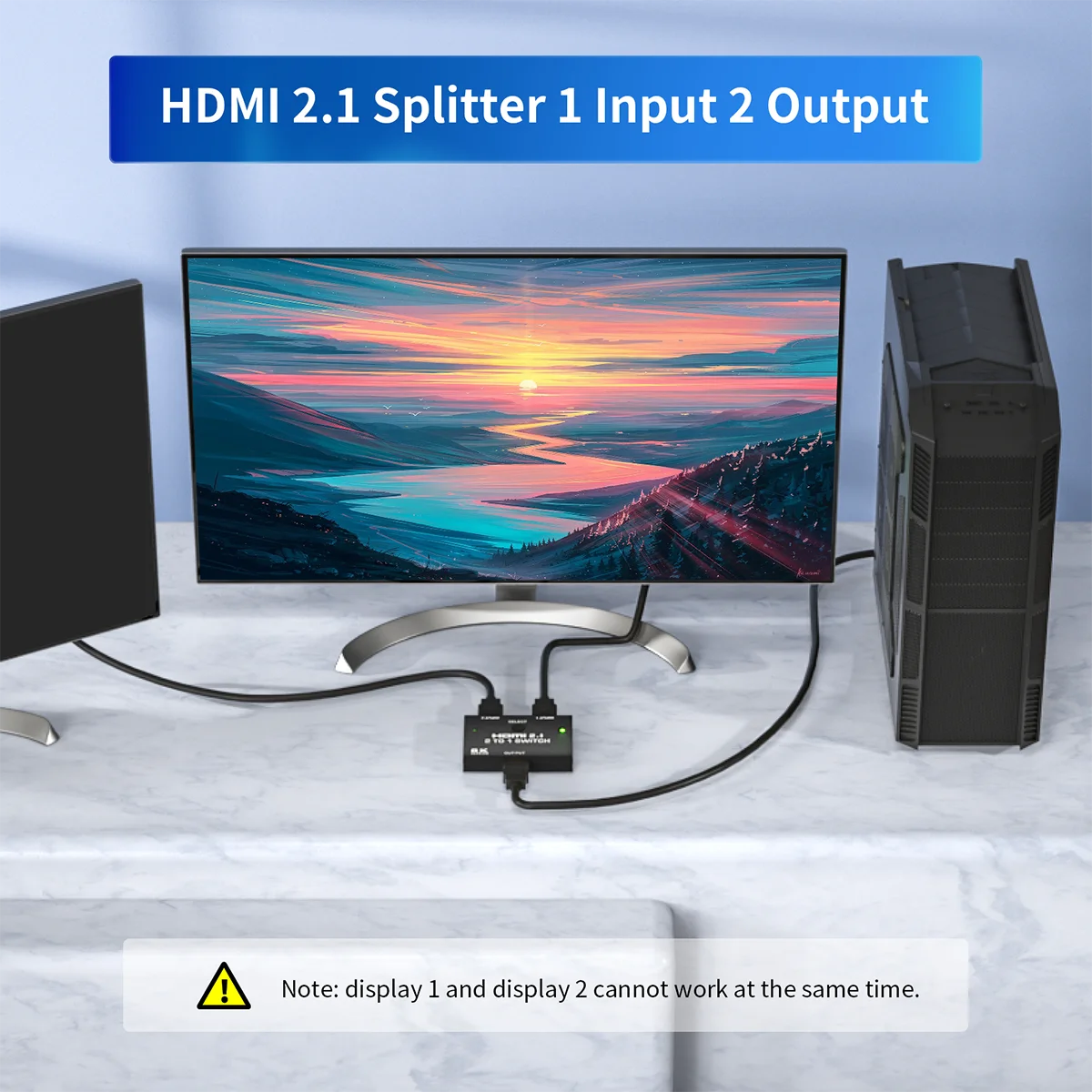 Переключатель 8K HD HDMI 2 1-совместимый двухсторонний переключатель @ 60Hz 4K 120Hz 1