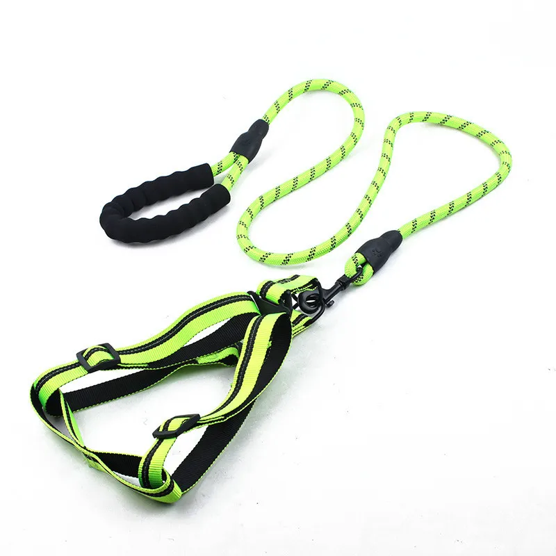 Pet Dog Cat Collar Harness Leash Soft Walking Harness Lead Colorful And Durable Night Reflective Traction Rope Nylon 120cm
Pet Dog Cat Collar Harness Leash Soft Walking Harness Lead Colorful And Durable Night Reflective Traction Rope Nylon 120cm