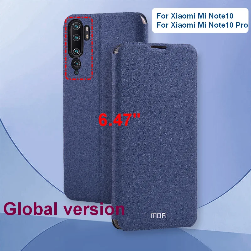 Тонкий чехол Mofi с откидной крышкой для Xiaomi Mi Max 3 / 2/Max Note 10 Pro Lite Youth 5G Mi10 Ultra 11 Funda