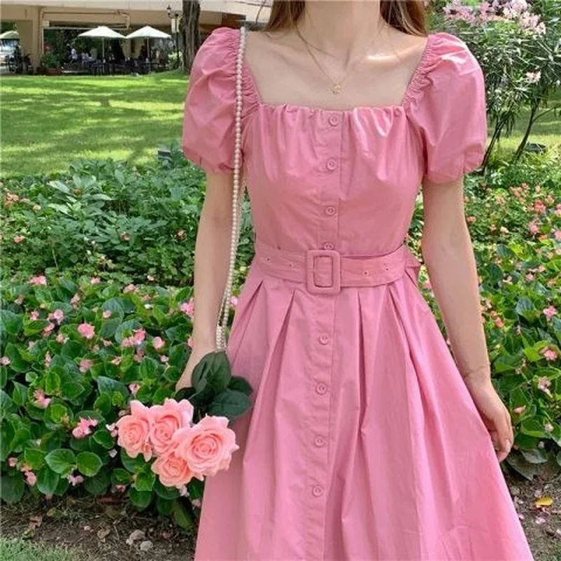 QWEEK Vintage Puff Sleeve Dress Woman French Casual Elegant Square Collar Wrap Midi Dress Belt Robe Female Chic 2021 Autumn
QWEEK Vintage Puff Sleeve Dress Woman French Casual Elegant Square Collar Wrap Midi Dress Belt Robe Female Chic 2021 Autumn
