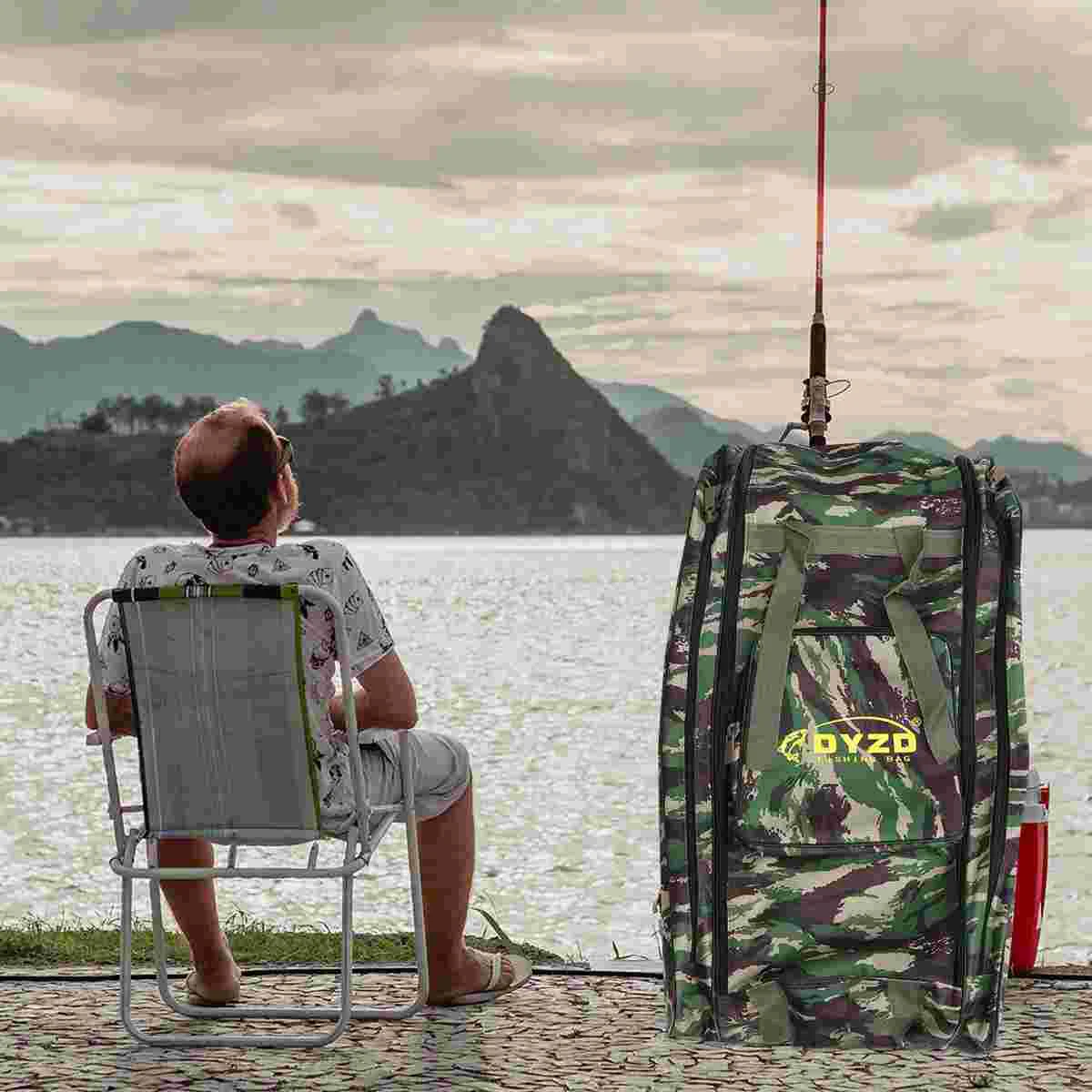 1PC Fishing Chair Backpack Portable Fishing Gear Bag Multifunctional Fishing Rod Bag Large Capacity Fishing Backpack Practical
1PC Fishing Chair Backpack Portable Fishing Gear Bag Multifunctional Fishing Rod Bag Large Capacity Fishing Backpack Practical