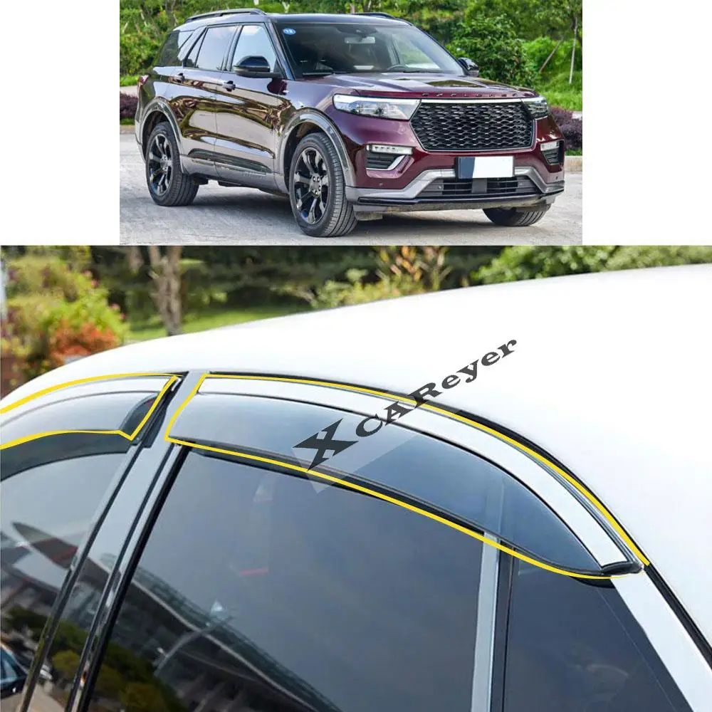 For Ford Explorer 2020 2021 2022 Car Body Styling Sticker Plastic Window Glass Wind Visor Rain/Sun Guard Vent Parts
For Ford Explorer 2020 2021 2022 Car Body Styling Sticker Plastic Window Glass Wind Visor Rain/Sun Guard Vent Parts