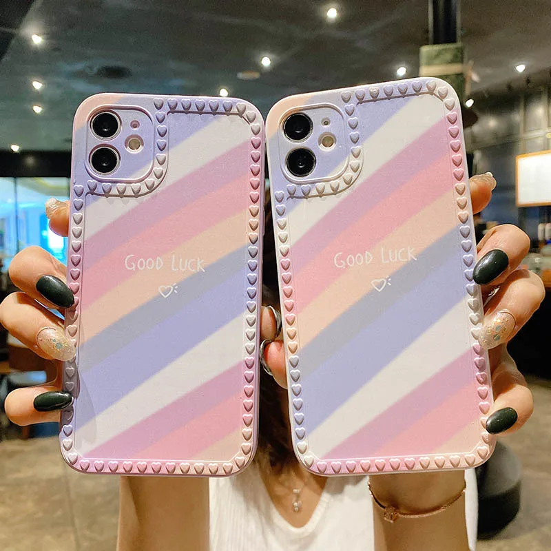 Love Rainbow Letter Simple Phone Case For Iphone 11 12 13 Pro Max 6 7 8 X XS Max XR SE Fashion Couple Shockproof Full Case Cover
Love Rainbow Letter Simple Phone Case For Iphone 11 12 13 Pro Max 6 7 8 X XS Max XR SE Fashion Couple Shockproof Full Case Cover