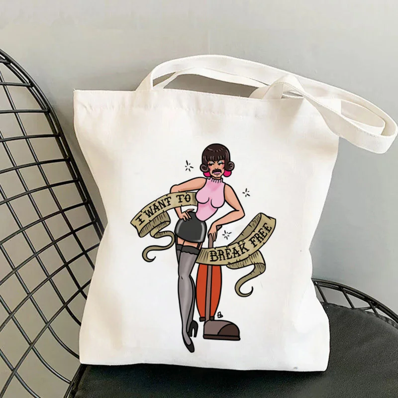 Shopper Freddie Mercury Break Free Printed Tote Bag women Harajuku shopper handbag girl Shoulder shopping bag Lady Canvas Bag
Shopper Freddie Mercury Break Free Printed Tote Bag women Harajuku shopper handbag girl Shoulder shopping bag Lady Canvas Bag